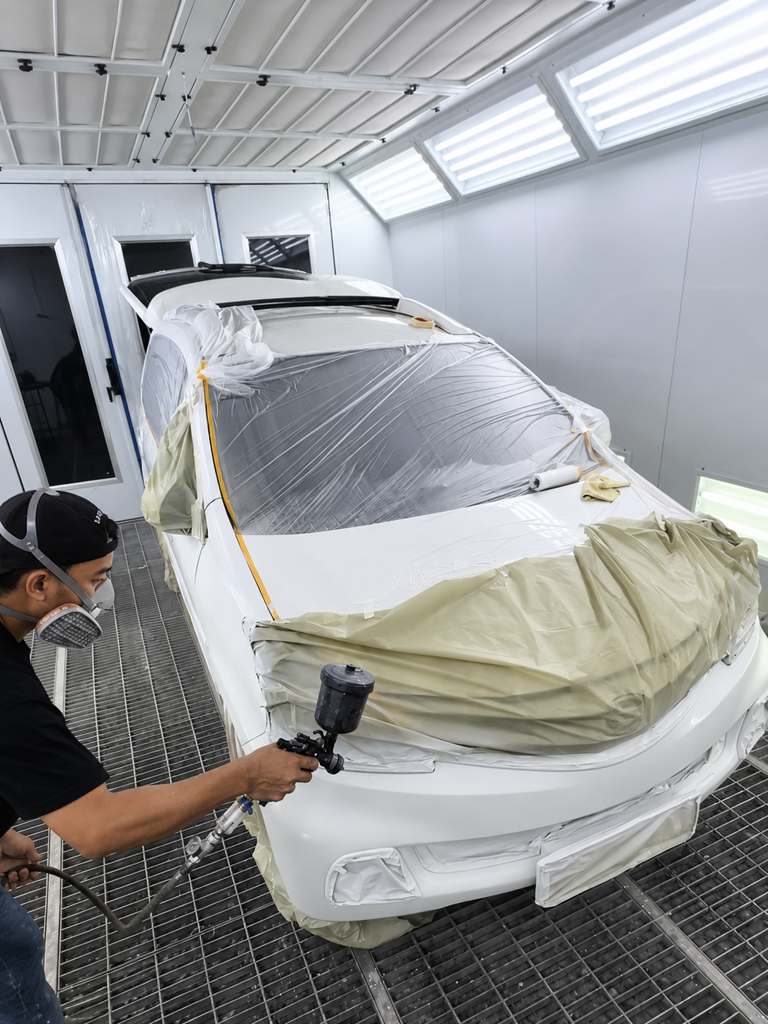 Proses pengerjaan Kabuki Auto Repair