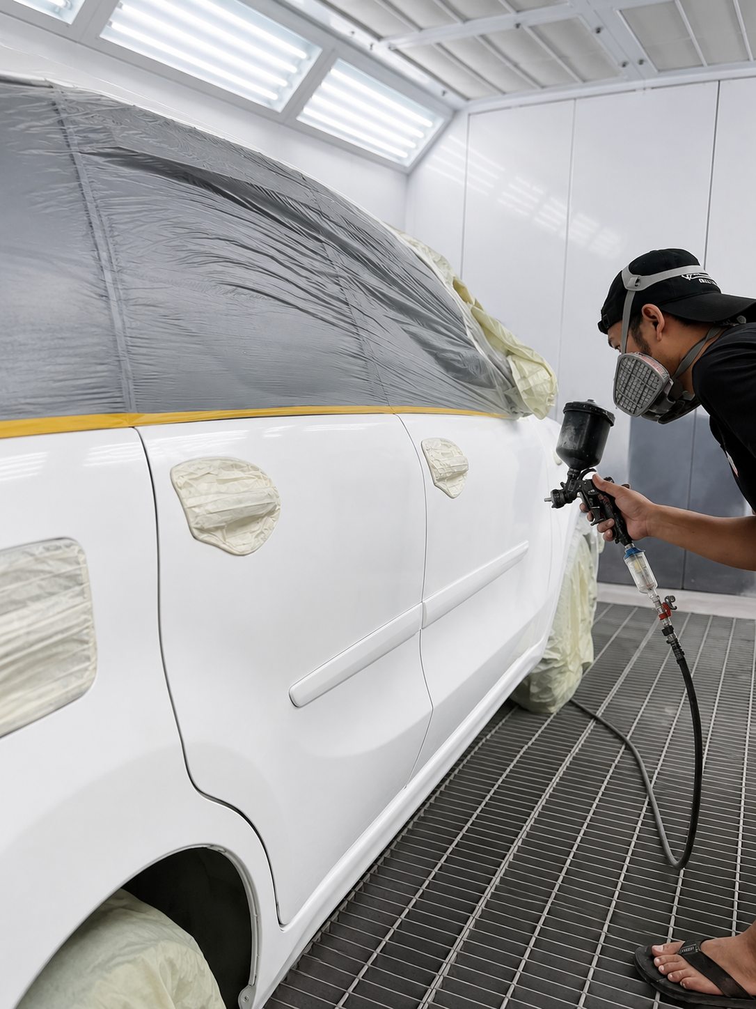 Repaint panel mobil